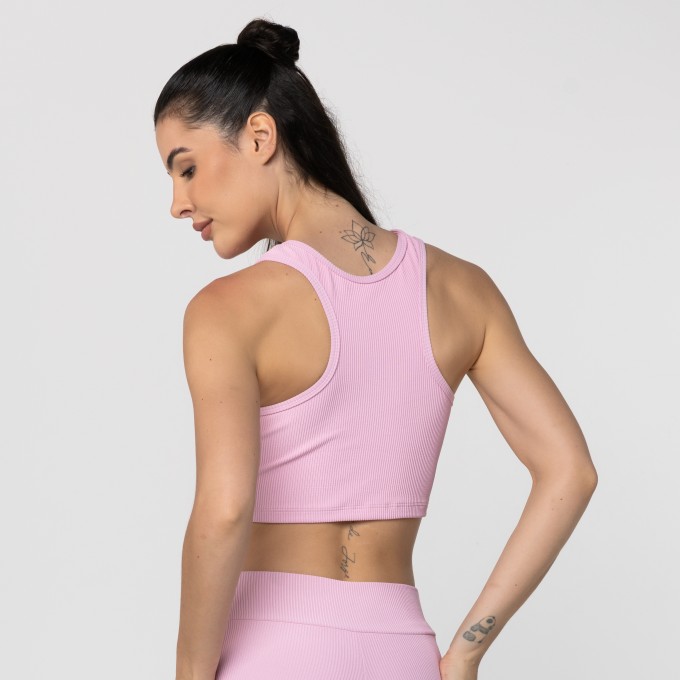 Top Yoga Regata Rosa